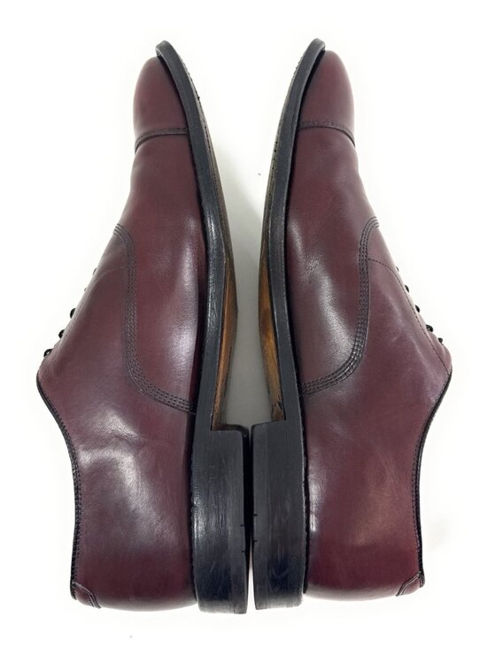 Allen Edmonds Park Avenue Cap Toe Oxford Size 12 C Burgundy Leather Dress Shoe main image 11